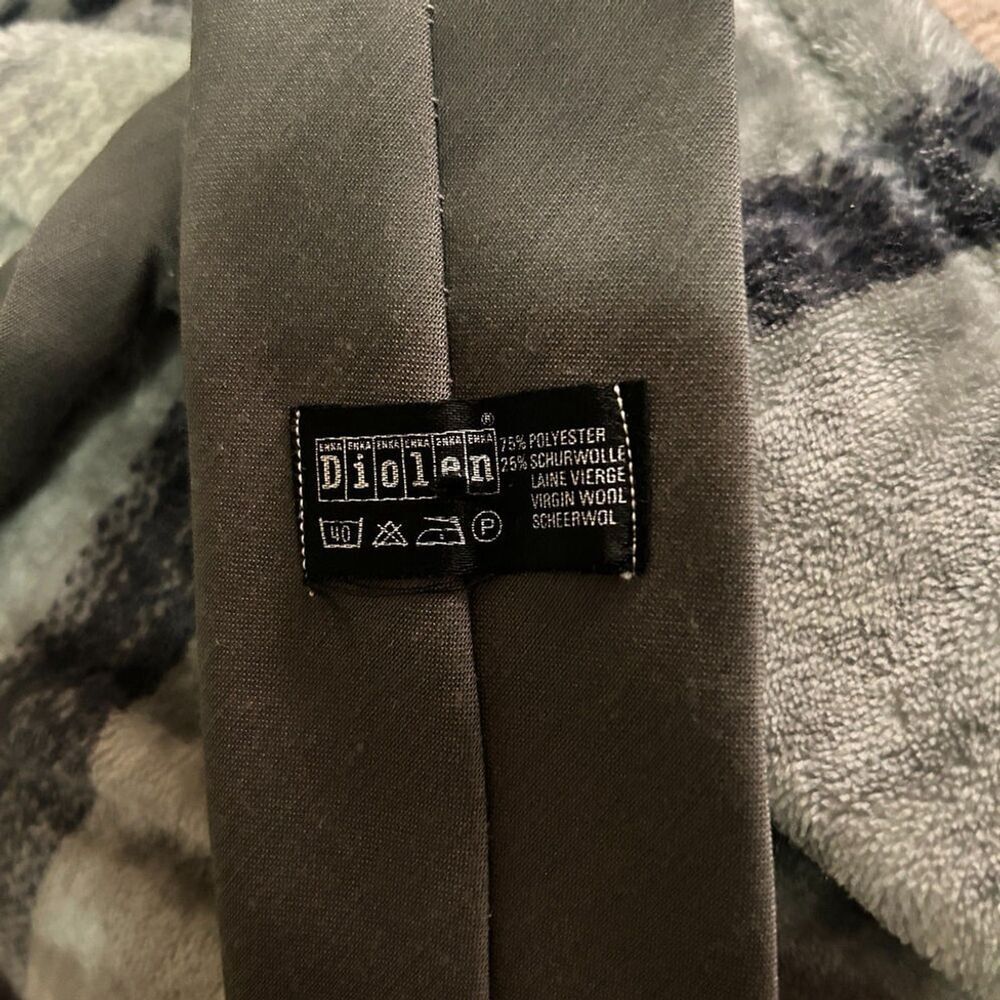 Diolen Wool Polyester Necktie 3 Inch - Picture 3 of 4